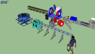 Machine de soudage à cage légère polyvalente pour tuyau en béton