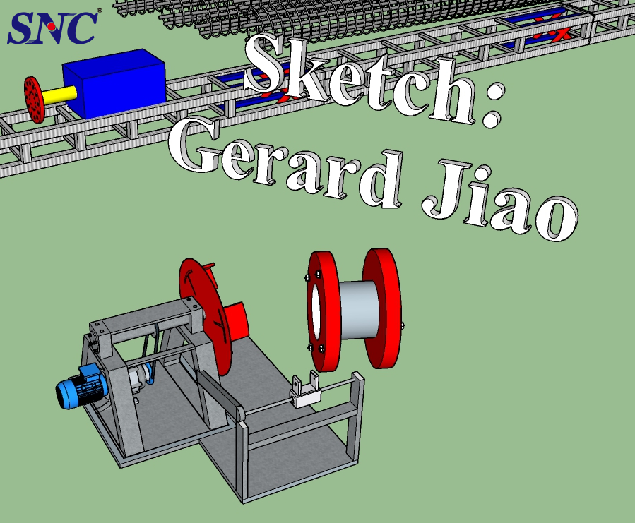 Entretien de la bobineuse de barres d'acier
