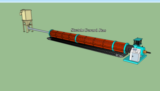 Machine de tension centrale à guichet unique pour barre d'acier
