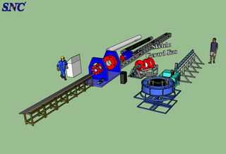 Machine de soudage compacte professionnelle à cage pour tuyau en béton